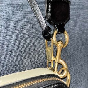 Marc Jacobs Black and Gold Shoulder Bag